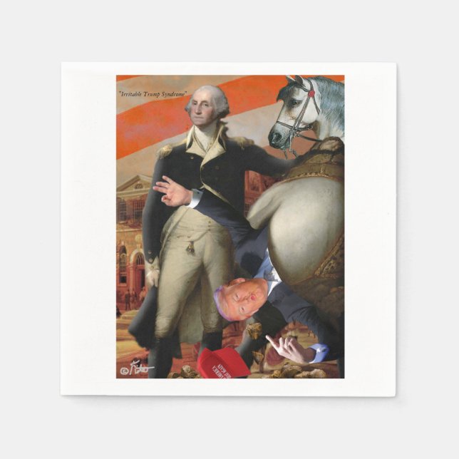 Irritable Trump Syndrome Paper Napkins (Front)