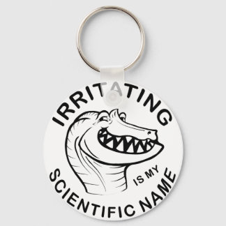 Irritator Trollface (text) Keychain