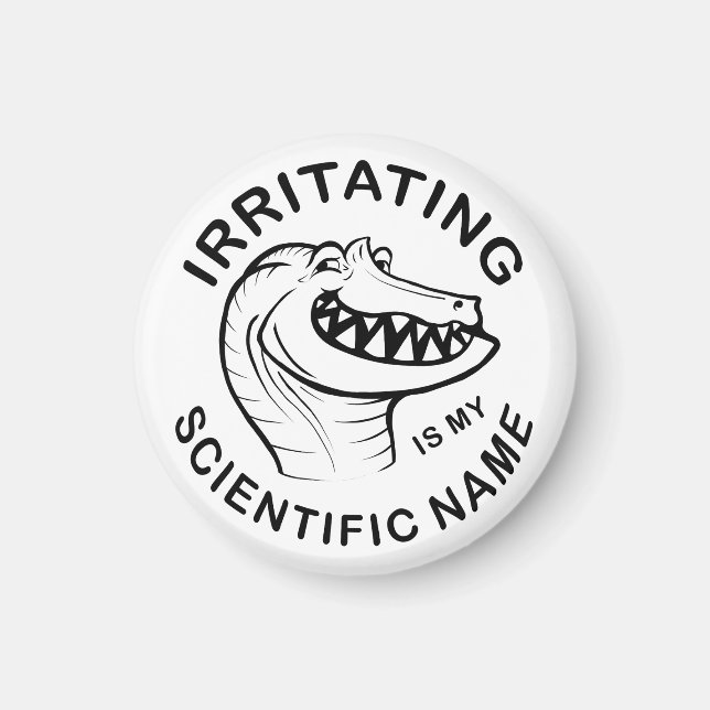 Irritator Trollface (text) Magnet (Front)