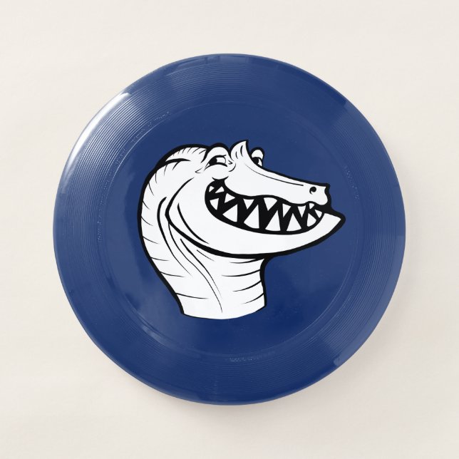 Irritator Trollface (textless) Wham-O Frisbee (Front)