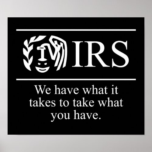 IRS 2495 Graphic Art Wall Poster