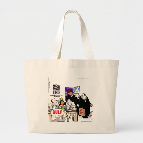 IRS Audits IRS Funny Large Tote Bag