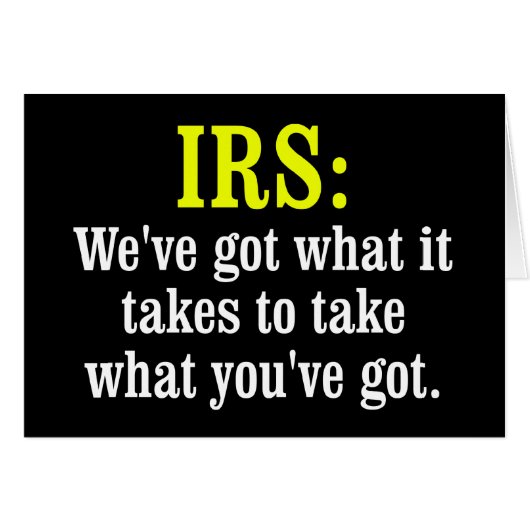 IRS CARDS (Front Horizontal)
