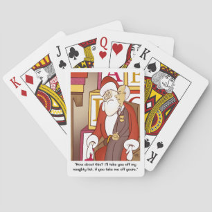 IRS Naughty List Holiday Poker Cards