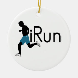 iRun Ceramic Ornament