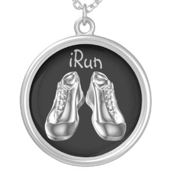 Irun Chrome Running Shoes Necklace by Baysideimages at Zazzle