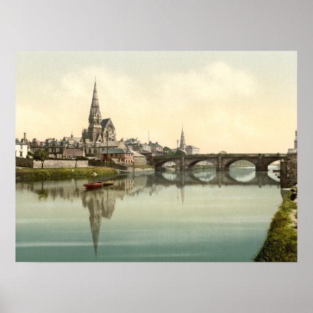 Irvine, Ayrshire, Scotland archival print (Front)