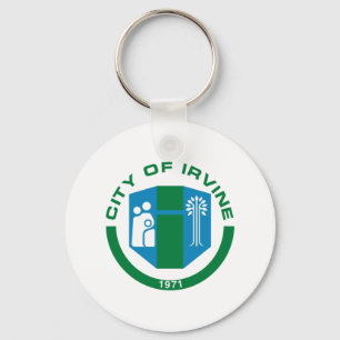 Irvine (California) City flag Keychain