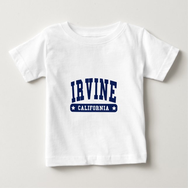 Irvine California College Style tee shirts (Front)