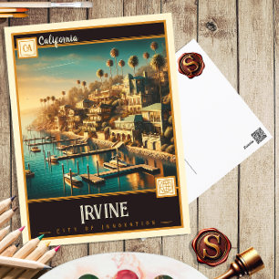 Irvine, California Vintage Postcard
