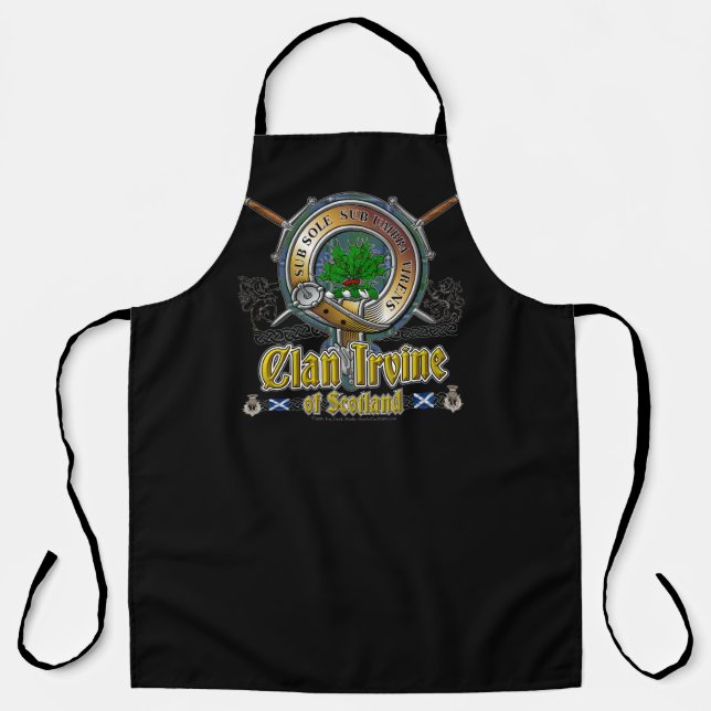 Irvine Clan Badge Apron (Front)