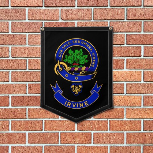 Irvine Clan Badge Banner   Pennant