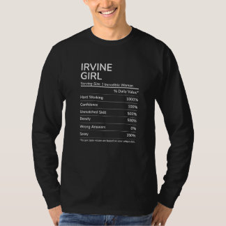 Irvine Girl Funny California Hometown Premium T-Shirt
