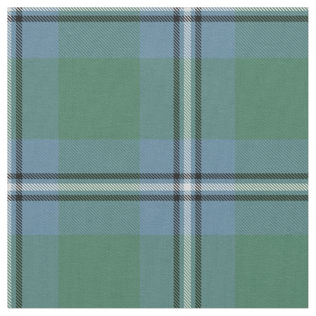 Irvine of Drum Clan Tartan Fabric (Close Up)