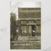 IRVING KANSAS POST OFFICE PHOTO MARSHALL COUNTY KS (Front)