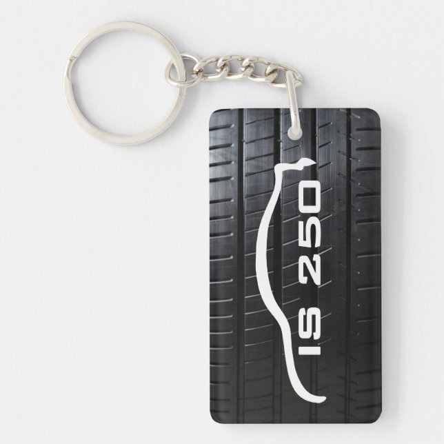 IS-250 with tire tread Keychain (Front)