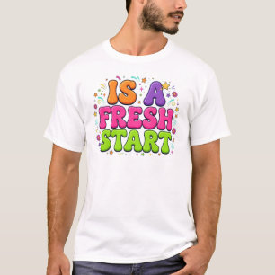 Is A Fresh Start Shirt Groovy Inspirational T-Sh