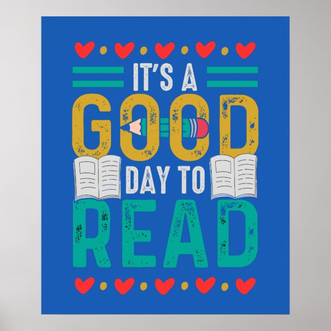 Is a good day to read poster (Front)