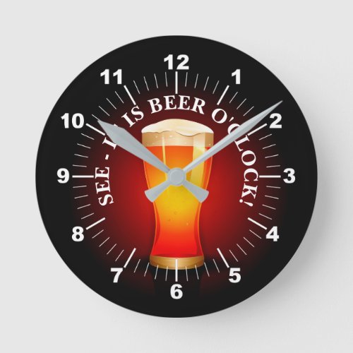 Is Beer O'Clock Time Drinking Beer Drinker Funny 