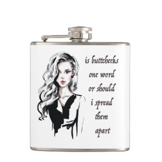 Is Buttcheeks one word Flask