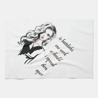 Is Buttcheeks one word Kitchen Towel