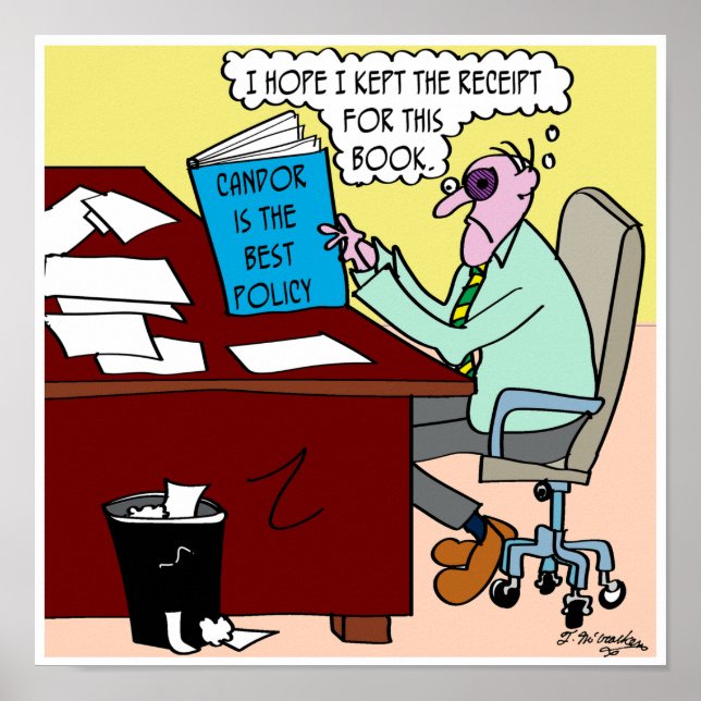 Is Candor Really the Best Policy? Poster (Front)