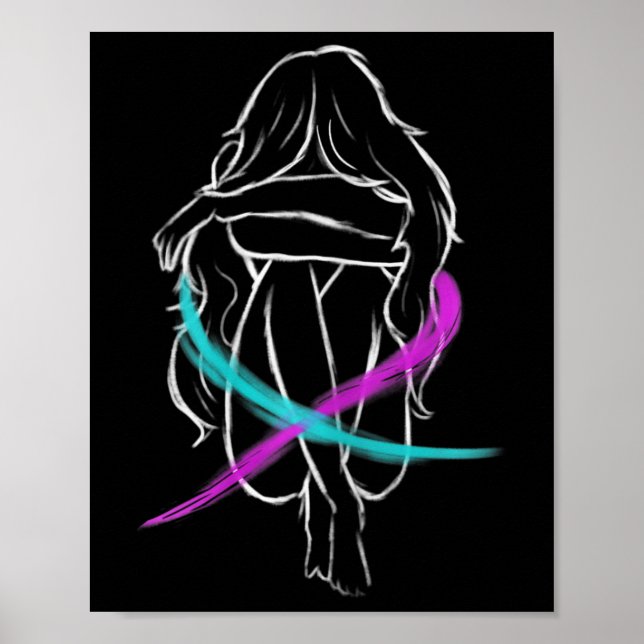 Is Crying Introvert Suicide Prevention Awareness  Poster (Front)