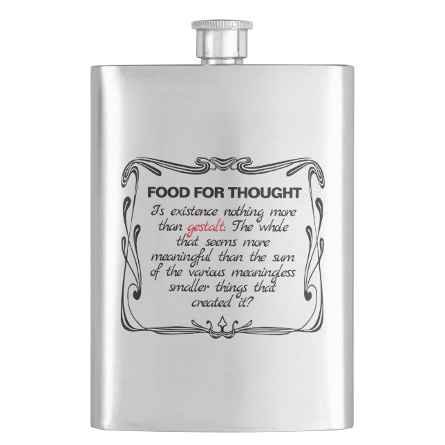 Is Existence Gestalt? Flask (Front)