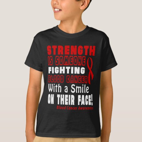 Is Fighting Blood Cancer With A Smile  T_Shirt