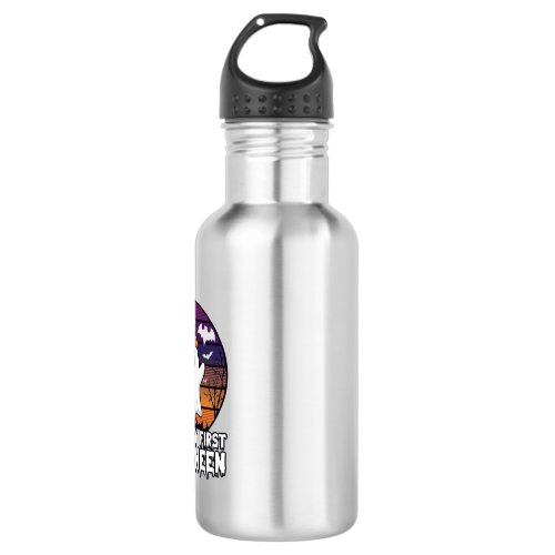 Is First Halloween Ghost Pumpkin Hat Bats_1 Stainless Steel Water Bottle