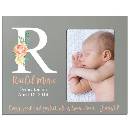 Is From Above Bouquet Gray Picture Frame (Front)