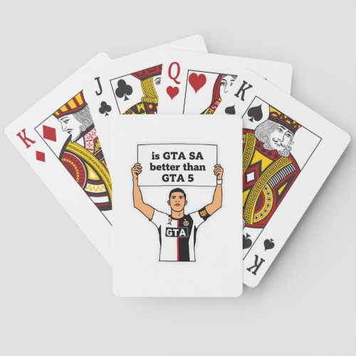 Is GTA SA better than GTA V statement Poker Cards
