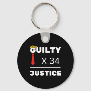 Is Guilty Trump 2024 Election American Keychain