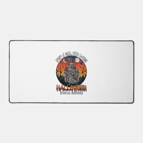 Is Halloween Witch Everybody Make Scene Postal Wor Desk Mat