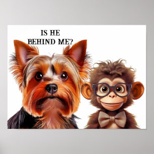 Is he behind me? poster
