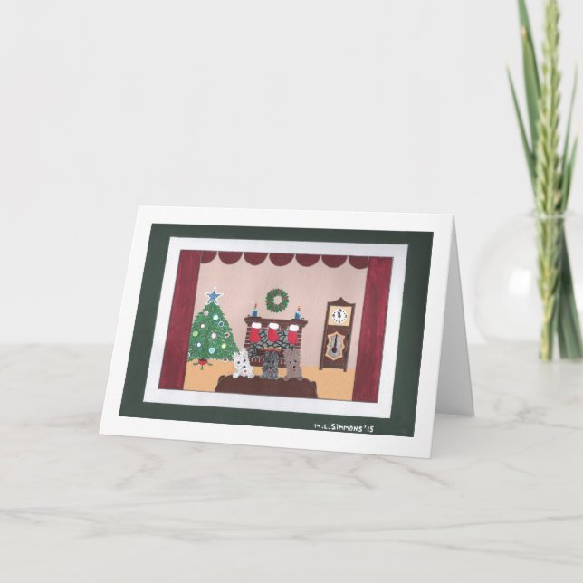 IS HE HERE YET? HOLIDAY CARD (Front)