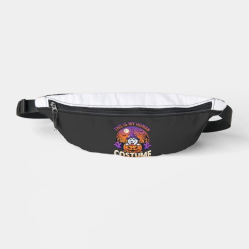 Is Human Costume Husky Pumpkin Halloween Ghosts_1 Fanny Pack
