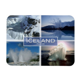 IS Iceland - Jokulsarlon - Gullfoss - Magnet
