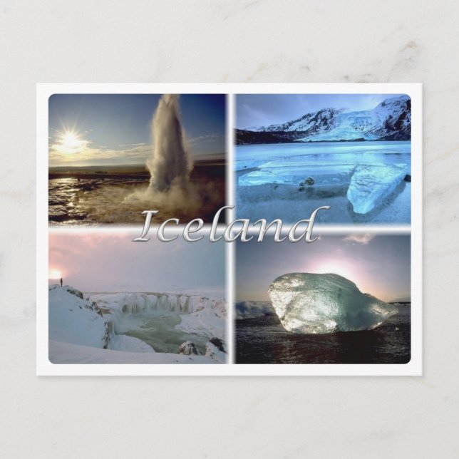IS Island - Iceland - Postcard (Front)