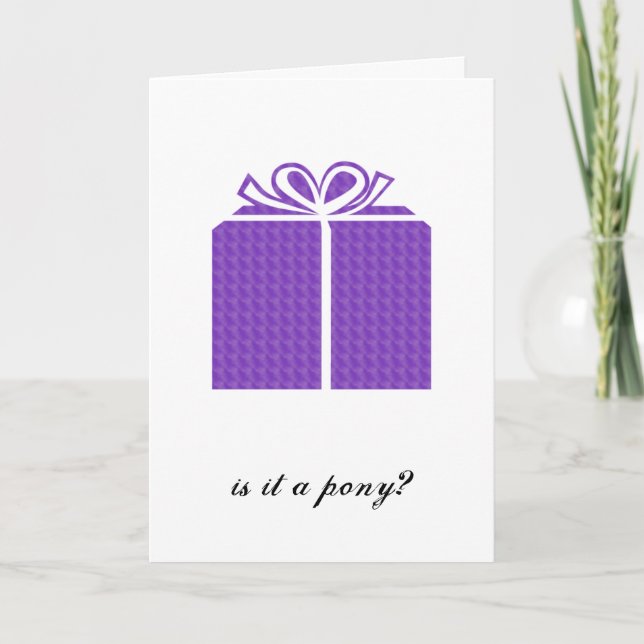 Is it a Pony? Card (Front)