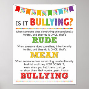 Anti Bullying Gift Bullying is a Crime Anti Harassment Gifts #1