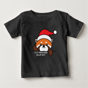 Is It Christmas Break Yet? Red panda  Baby T-Shirt