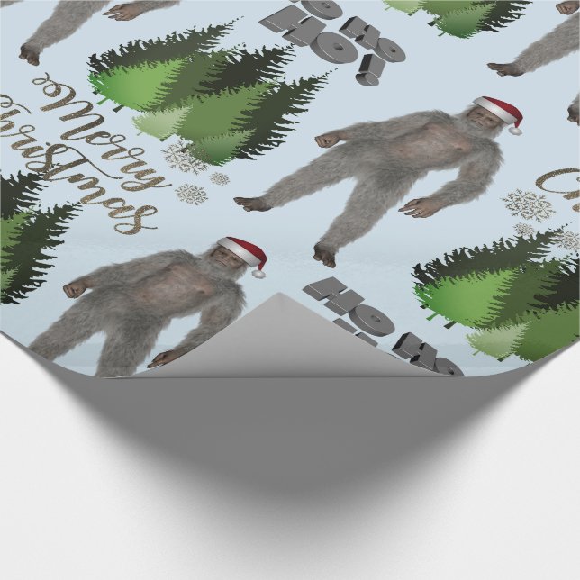 Is It Christmas Yeti Wrapping Paper (Corner)