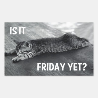 Funny Friday Stickers | Zazzle