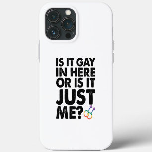 Is It Gay In Here Or Is It Just Me LGBT Pride iPhone 13 Pro Max Case