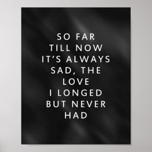 Is It Love - Short Poem Poster