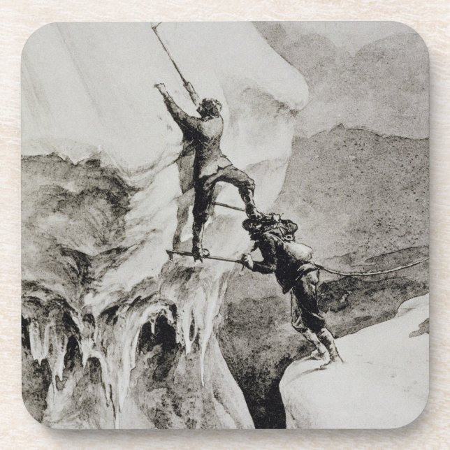 Is it Possible?, from 'Scrambles Amongst the Alps' Beverage Coaster (Front)