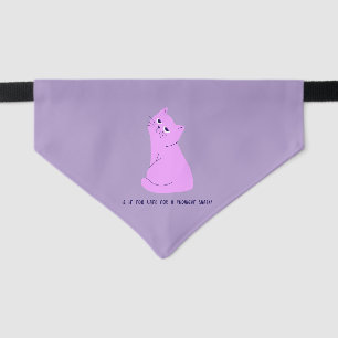 Is it too late for a midnight snack? Cat Bandana Pet Bandana Collar