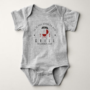 Is It Too Soon to Ask for A Grill Broiling Baby Bodysuit