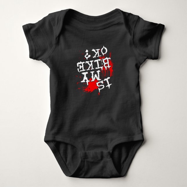 Is My Bike Ok? Baby Bodysuit (Front)